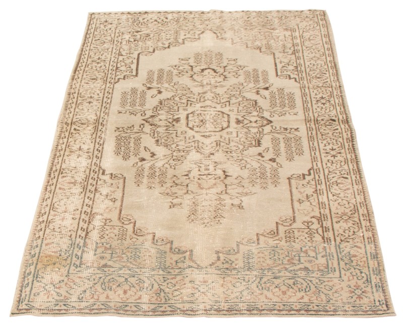 Vintage Hand-Knotted Area Rug 5'0" x 7'10" Traditional Wool Carpet gallery