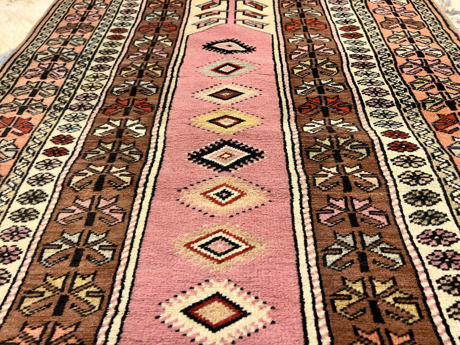 COLLECTORS' PIECE Vintage Anatolian Turkish Prayer Carpet gallery