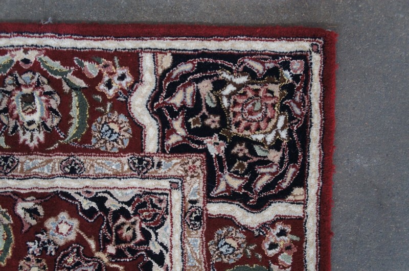 Vintage Chinese Oriental Sino Floral All Over Medallion Area Rug Carpet 5' x 8' gallery