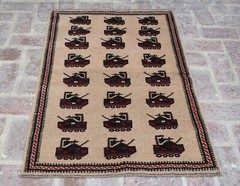2’11 x 4’4 Handmade Vintage Afghan Tribal Baluchi Persian Wool Small War Rug 3×5