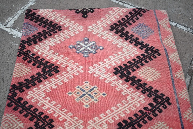 Turkish Kilim Pillow Cover Sofa Rug 19''x35'' Decorative Handmade Cushion Cover gallery