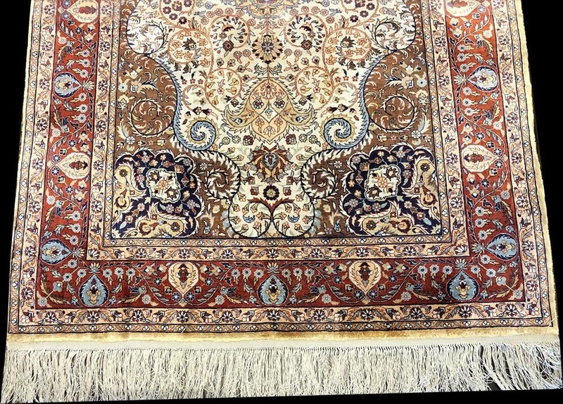 ThThree 3'x5' 100% Silk On Silk 500 KPSI Turkish Hereke Style Rug $1699.00 gallery