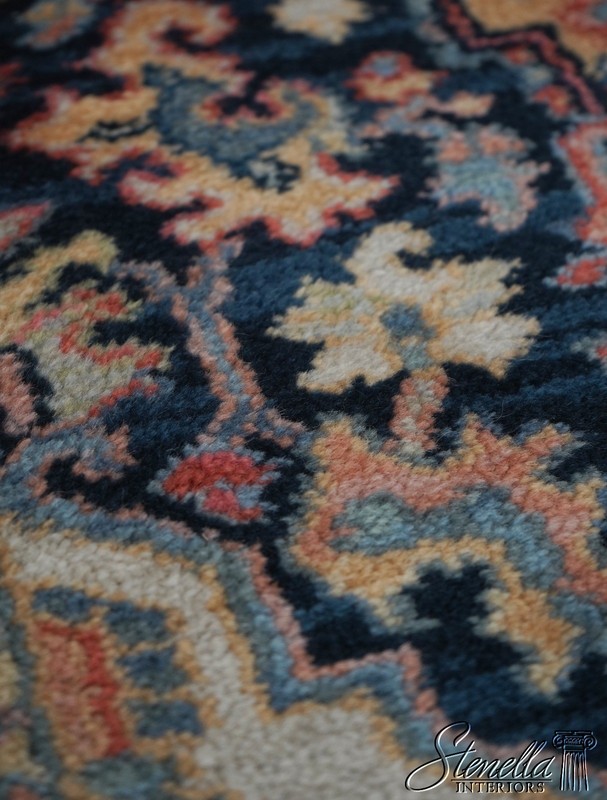 LF70343: KARASTAN Navy Print Approx. 4x6 Wool Area Rug gallery