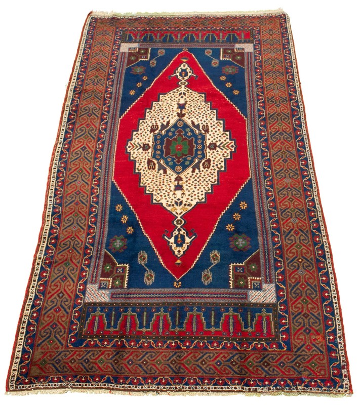 Vintage Hand-Knotted Area Rug 5'1" x 9'7" Traditional Oriental Wool Carpet gallery