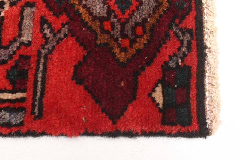 Vintage 3'10" x 6'5" Traditional Hand Knotted Vegetable Dye Wool Area Rug gallery