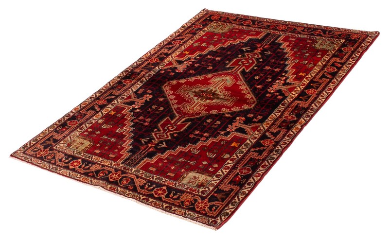 Vintage Hand-Knotted Carpet 4'8" x 6'10" Traditional Oriental Wool Area Rug gallery