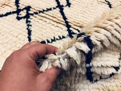 140 X 200 cm Stunning Beni Ourain Berber Moroccan Tribal Carpet