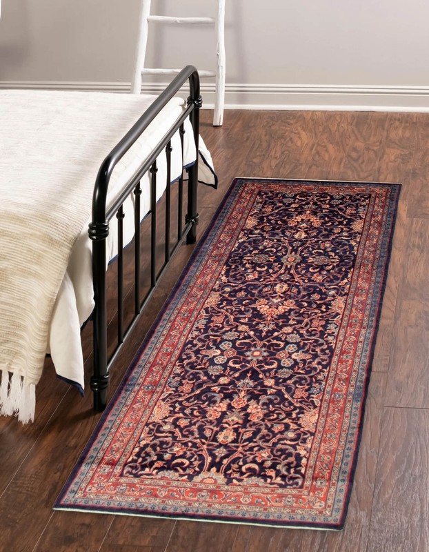 3'7" x 10'4" Vintage Hand-knotted Runner Rug Traditional Oriental Carpet gallery