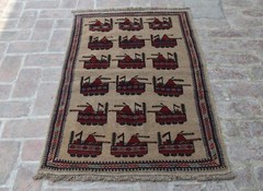 2’10 x 4’7 ft Handmade vintage afghan tribal shindand war area rug, 3×5 wool rug