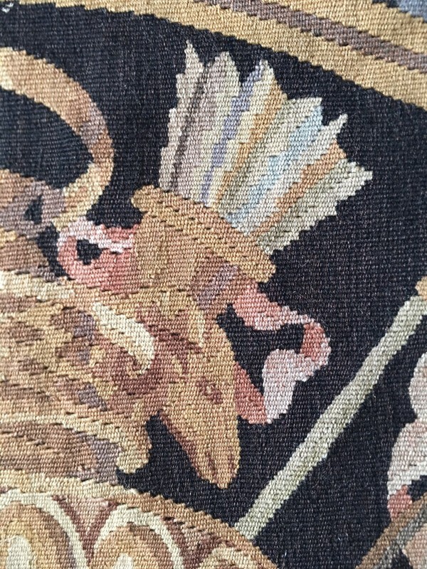 Vintage Original French Aubusson Rug gallery
