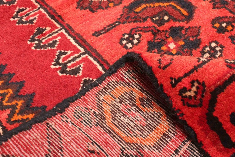 Vintage Hand-Knotted Area Rug 3'10" x 6'2" Traditional Oriental Wool Carpet gallery