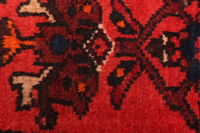 Vintage Hand-Knotted Area Rug 3'10" x 6'2" Traditional Oriental Wool Carpet gallery