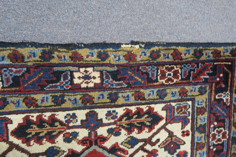 Vintage Karaja Serapi Oriental Area Rug 3'3 x 4'4 Hand-knotted Wool gallery