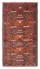 Traditional Vintage Hand-Knotted Area Rug 3’10” x 7’0″ Oriental Wool Carpet