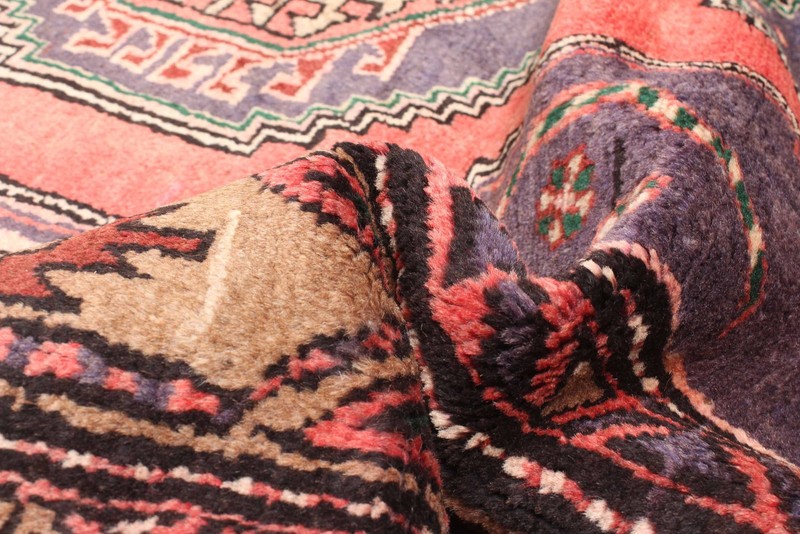 Vintage 4'6" x 7'5" Traditional Hand Knotted Vegetable Dye Wool Area Rug gallery