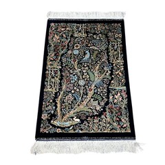 Luxury Pictorial Silk Rug or Wall Hanging Carpet 2×3 ft