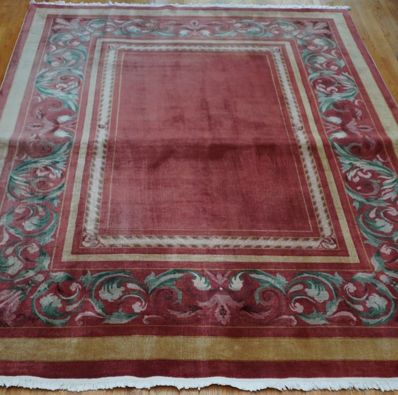 8'4" x 11'4" Chinese Tibetan hand knotted Wool Oriental Rug gallery