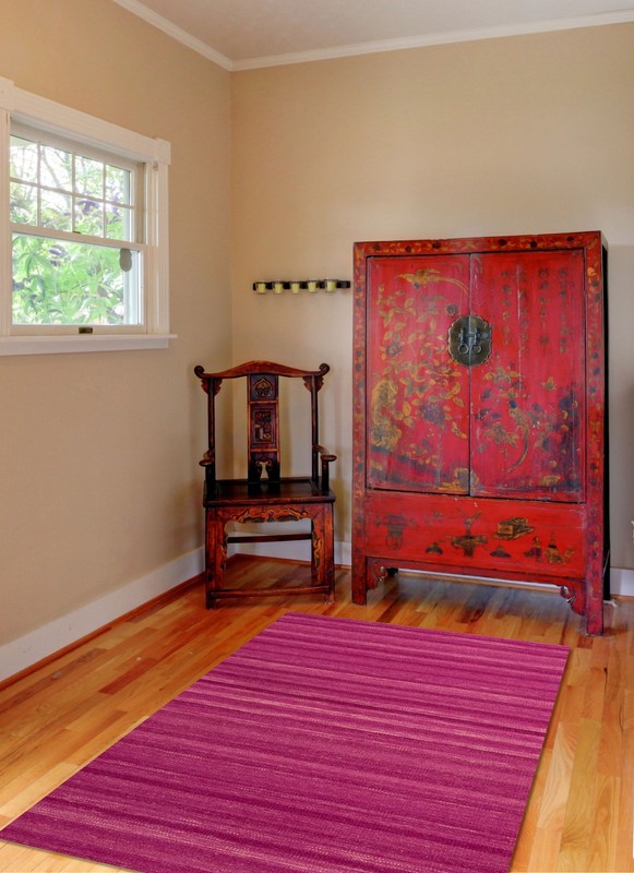Vintage Hand Woven Area Rug 5'6" x 7'10" Traditional Wool Oriental Carpet gallery