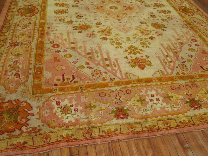 Antique World Class Turkish Oushak Ushak Rug Size gallery