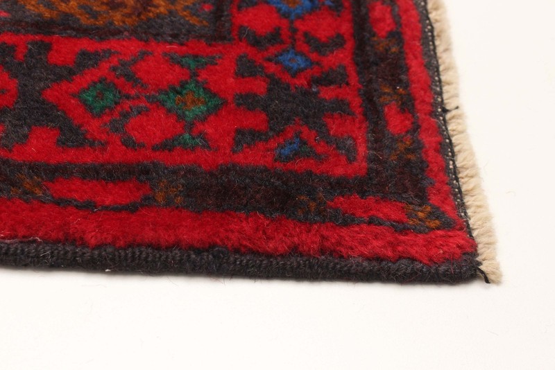 3'4" x 9'2" Vintage Hand-knotted Runner Rug Traditional Oriental Wool Carpet gallery