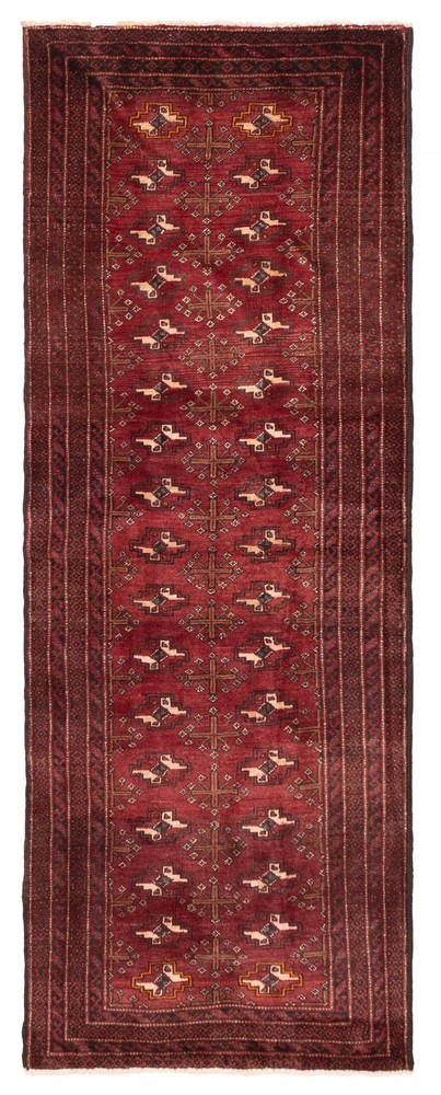 2'6" x 6'9" Vintage Hand-knotted Runner Rug Traditional Oriental Wool Carpet