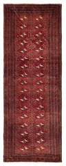 2’6″ x 6’9″ Vintage Hand-knotted Runner Rug Traditional Oriental Wool Carpet
