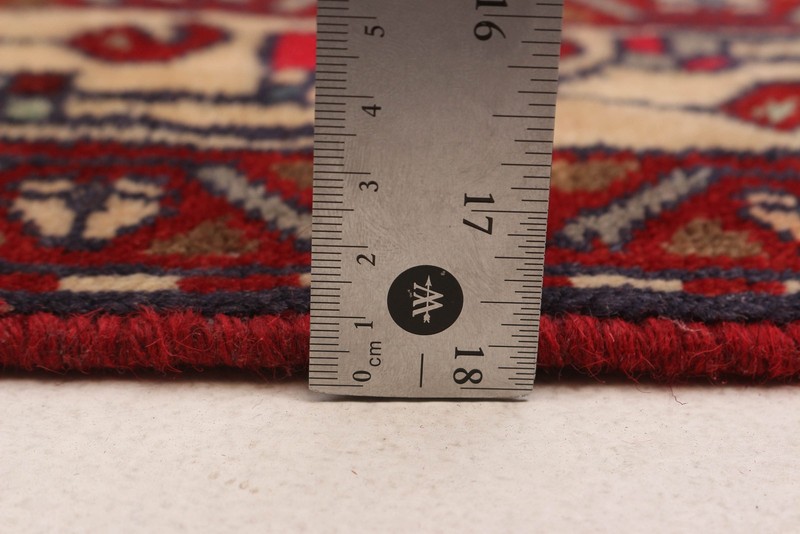 Vintage Hand-knotted Runner Rug 3'5" x 9'8" Traditional Oriental Wool Carpet gallery