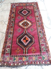4x8ft. Afghan Tribal Balouch Wool Rug