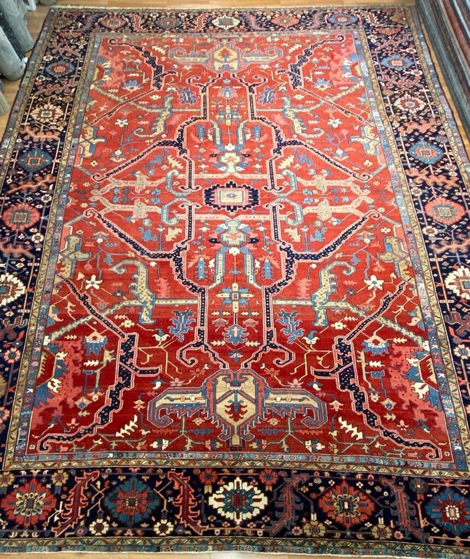 Beautiful Bakhshayesh - 1890s Antique Oriental Rug - Tribal Carpet - 13.6 x 18.8 gallery