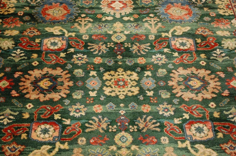 MINT AUTHENTIC AMERICAN KARASTAN KUBA DESIGN RUG 5.9x9 PATTERN # 700/797 gallery