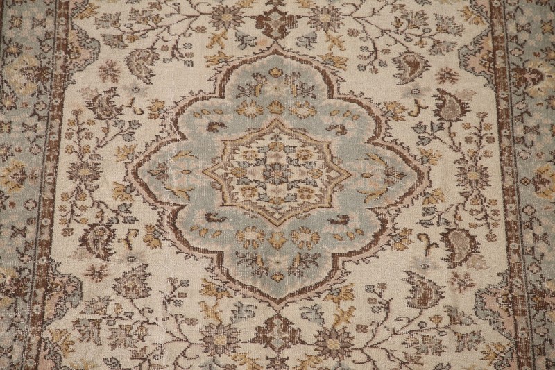 Handmade Wool Anatolian Distressed Area Rug 5x9 Vintage Carpet gallery