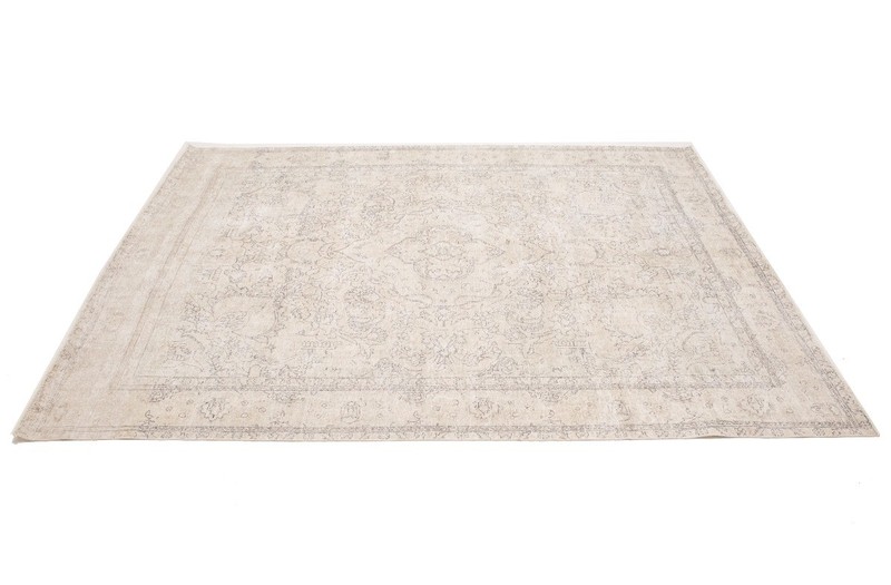 Antique Distressed Oriental Rug Muted Farmhouse Decor Vintage Carpet 9'9X12'4 ft gallery