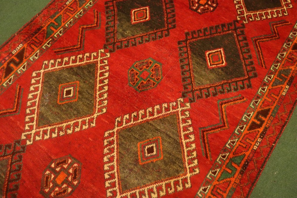 135 X 245 cm COLLECTORS' ITEM Antique Natural Vegetable Shirvan Caucasian Carpet