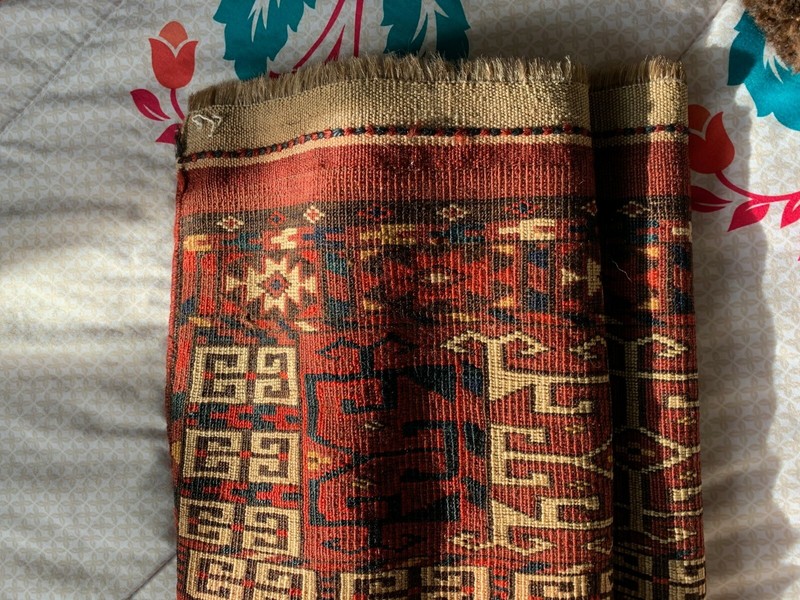 Very Rare Antique Tekke Turkoman Chuval Torba Ensi Ca 1875 Museum Worthy gallery