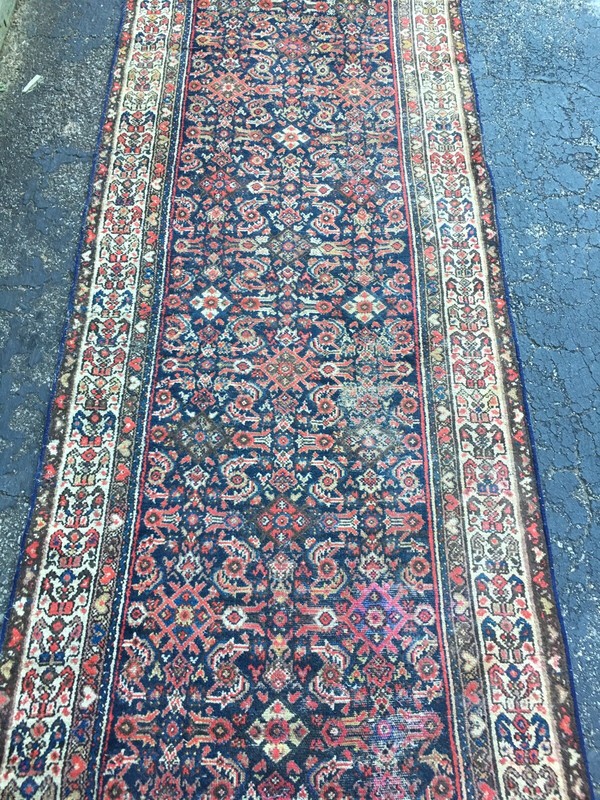 3x16 Antique Malayar Rug. Hand Knotted. gallery