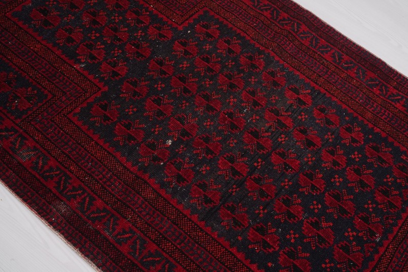 Neutral Vintage Small Rug, Turkish Oushak Rug 3x4 Handmade Area Wool Carpet 410 gallery
