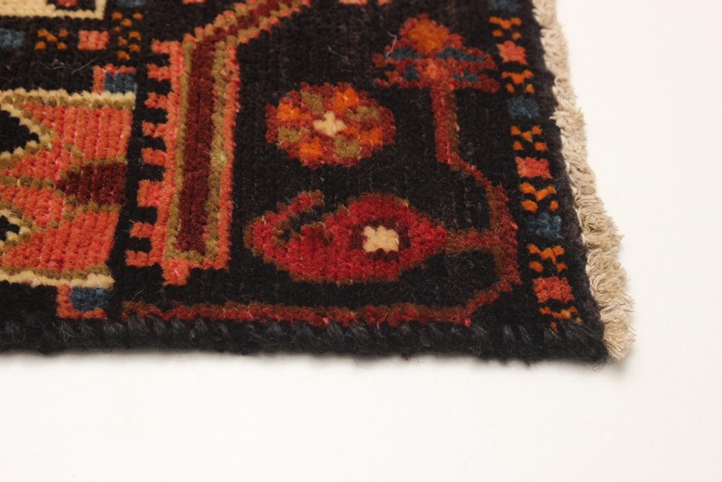 Vintage Hand-Knotted Area Rug 4'11" x 9'10" Traditional Oriental Wool Carpet gallery