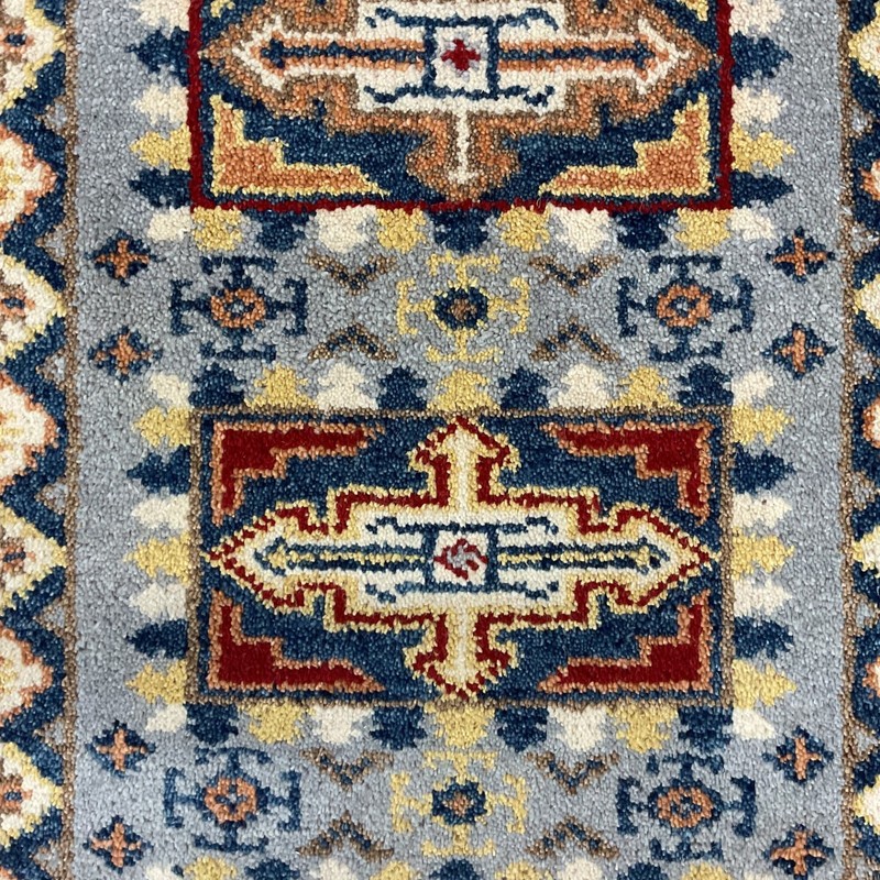 Handmade Indo Kazak Wool Rug 2' X 3' gallery