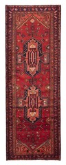 Vintage Hand-knotted Runner Rug 3’6″ x 9’11” Traditional Oriental Wool Carpet