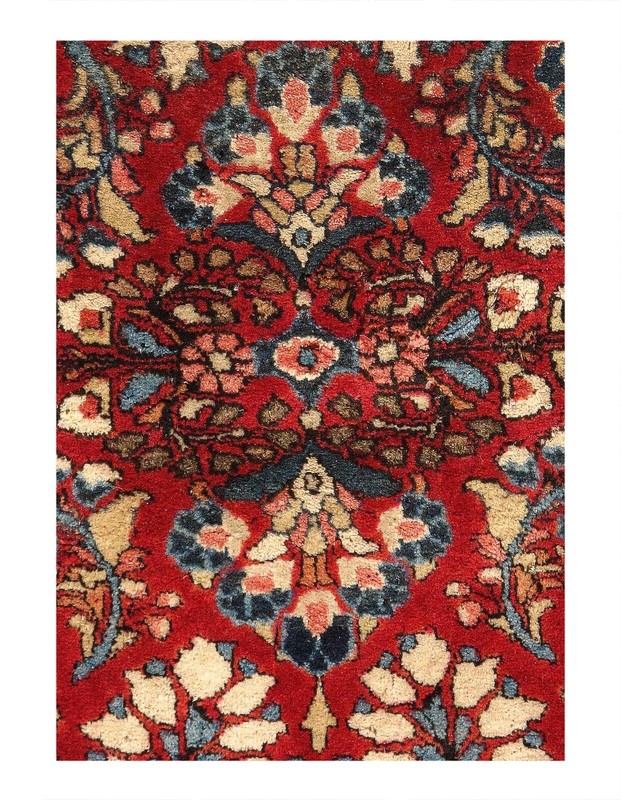Hand Knotted Antique sarouk 2' X 3'11'' gallery