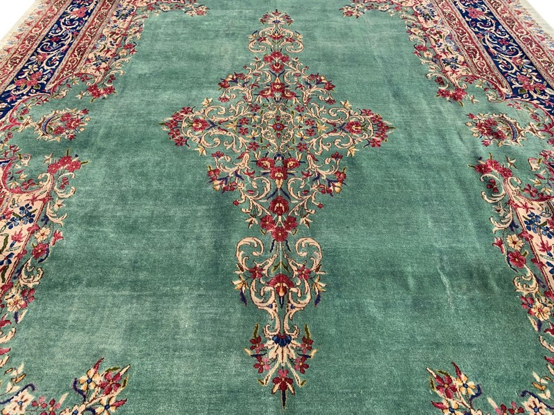 Amazing Hand Knotted Vintage Qirmoun Wool Area Rug 12 x 8 Ft (1284 GER-3) gallery