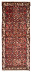 3’8″ x 9’6″ Vintage Hand-knotted Runner Rug Traditional Oriental Wool Carpet