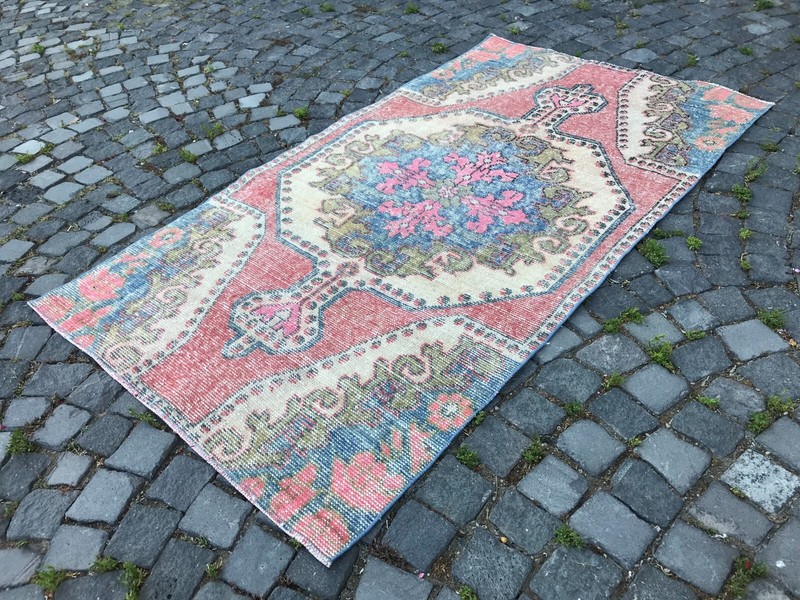 Handmade Rug Turkish Area Rug Vintage Rug Oushak Rug Antique Rug Bohemian Rug gallery