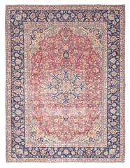 Vintage Hand-Knotted Area Rug 9’9″ x 12’8″ Traditional Oriental Wool Carpet