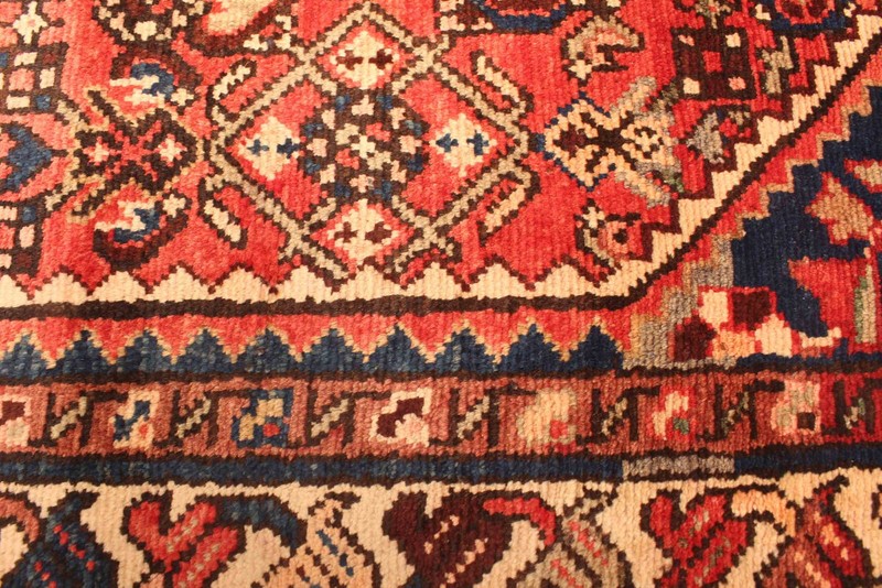 3'3" x 9'6" Vintage Hand-knotted Runner Rug Traditional Oriental Wool Carpet gallery