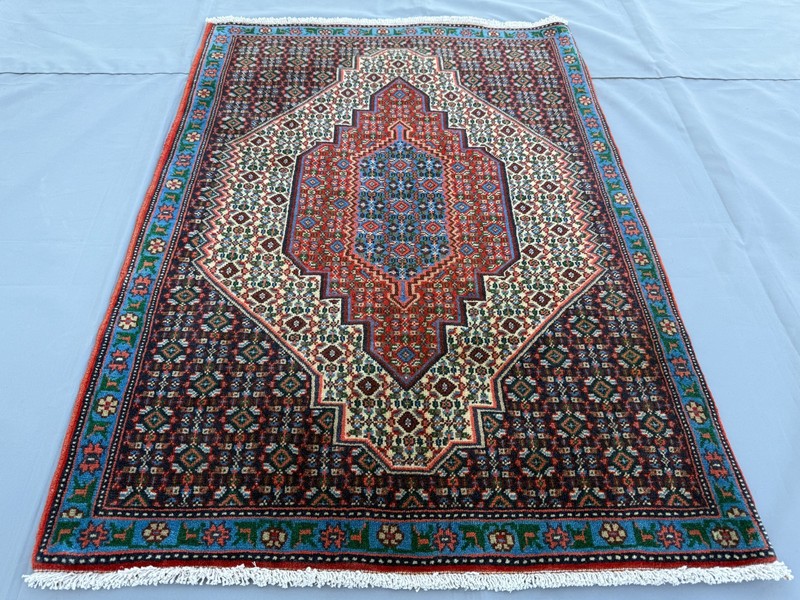 Fine Hand Knotted Caucasian Abadeh Rug 3x4 Vintage Persian Style Oriental Carpet gallery