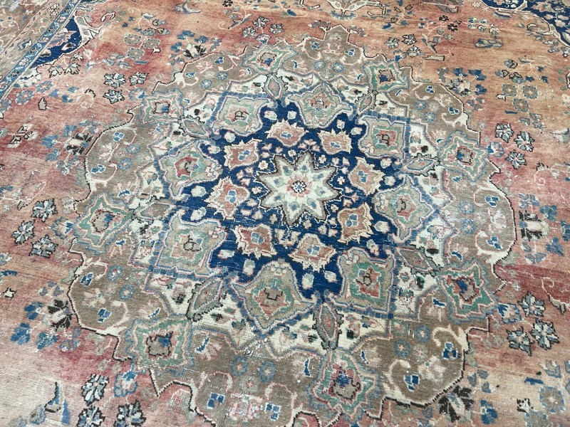 Oversize Rug, Large Persian Rug, Antique Rug, Handmade Rug, Wool 9.5 x 12.2 ft gallery