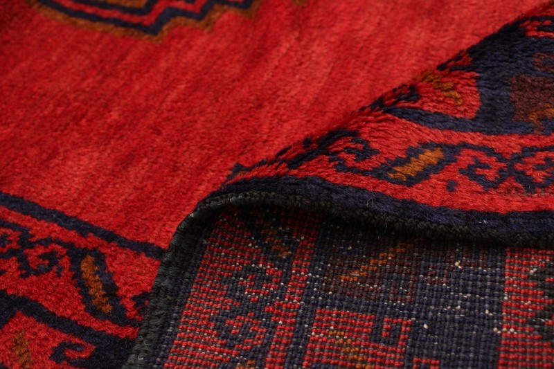 Vintage Hand-Knotted Carpet 5'0" x 12'7" Traditional Oriental Wool Area Rug gallery
