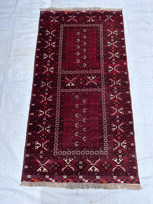 COLLECTORS' ITEM Vintage Natural Vegetablev Hatchulu Purda Khunduz Turkoman Rug gallery