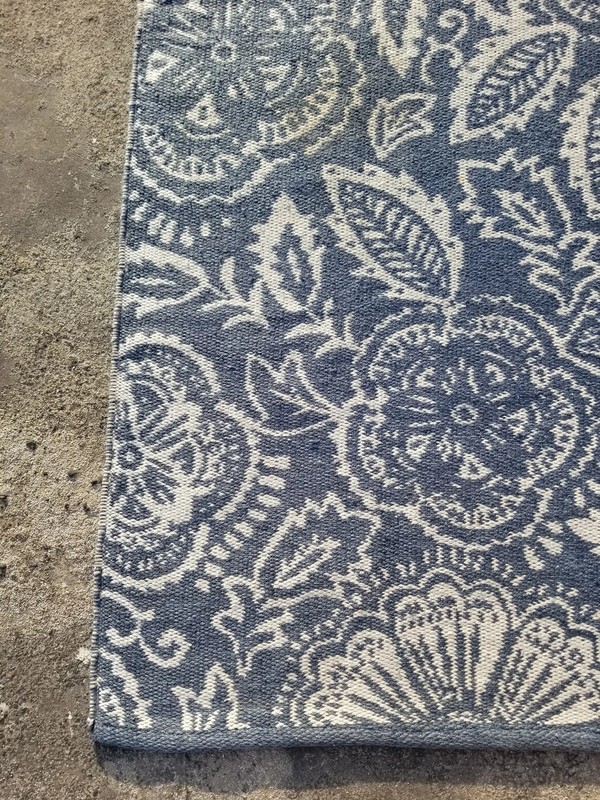Vintage Handmade Couristan Nirvana Topiary Greystone Rug Carpet 7.1x4.9 ft gallery